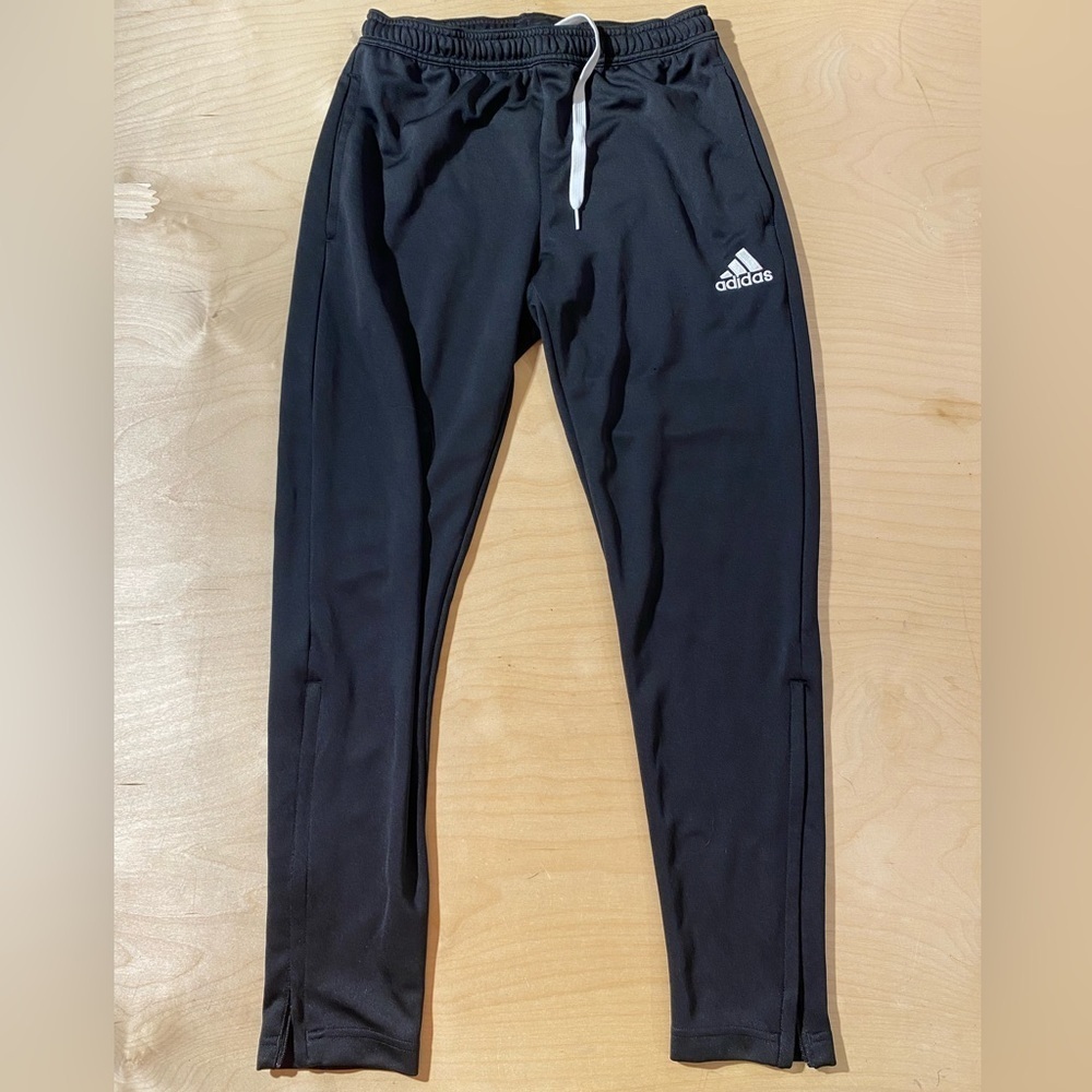 Adidas Black Athletic Joggers Medium (OO) - Picture 2 of 10